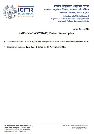 india coronavirus samples tested icmr 